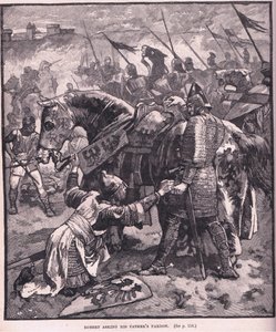 Robert vraagt zijn vader om vergeving AD 1087 door Henry Marriott Paget